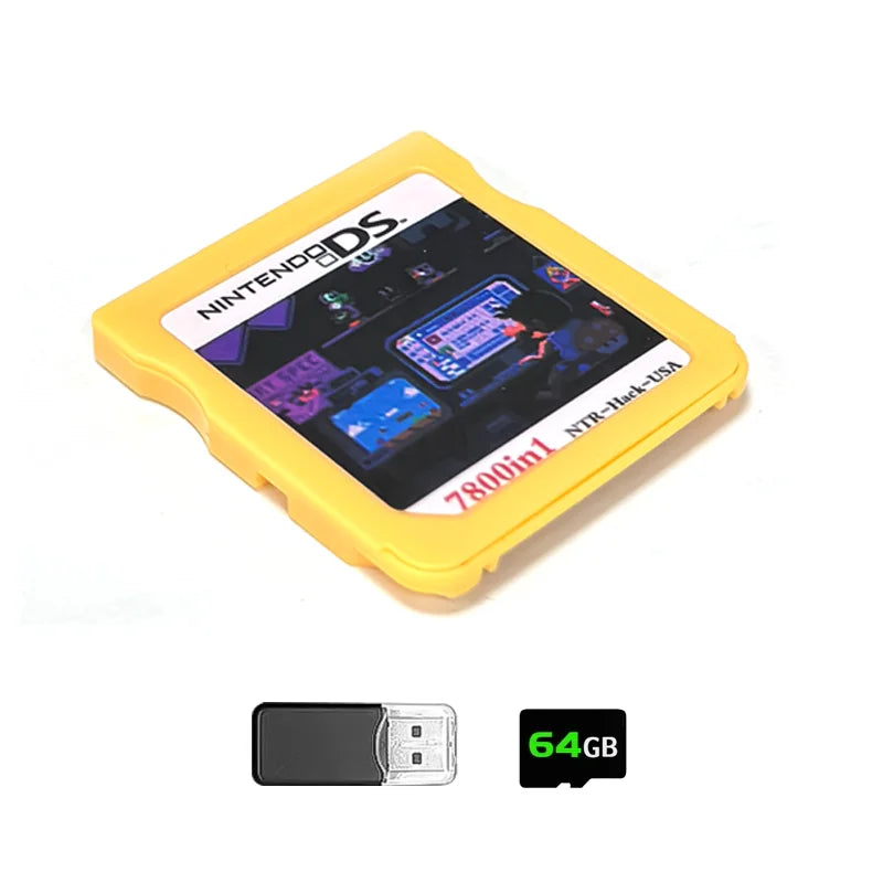 DS Card 7800 In 1 Game Collection