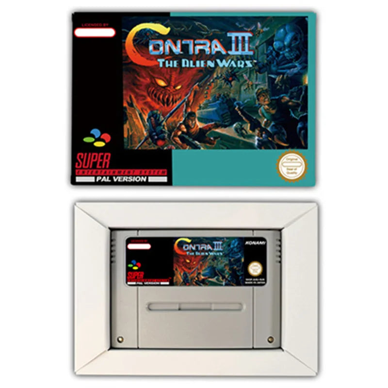 Contra III - The Alien Wars w/ Box
