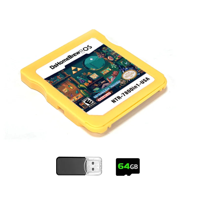 DS Card 7800 In 1 Game Collection
