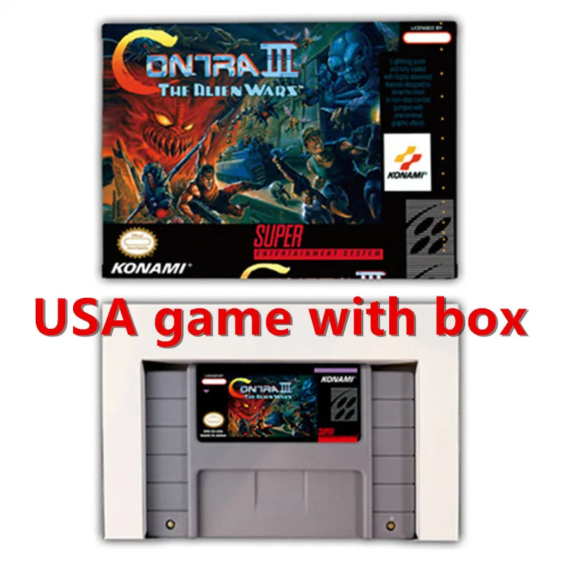Contra III - The Alien Wars w/ Box