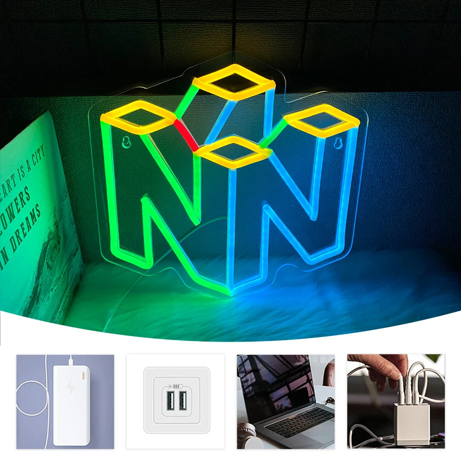 N64 Neon Sign