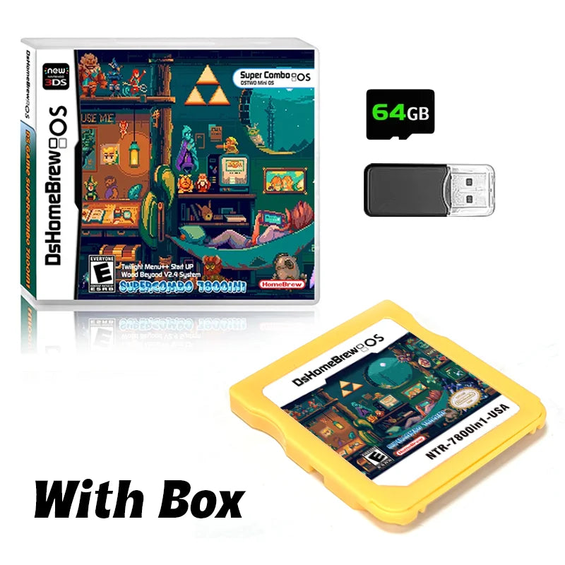 DS Card 7800 In 1 Game Collection