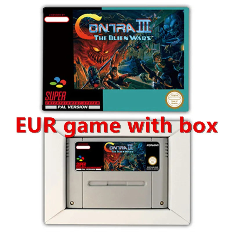 Contra III - The Alien Wars w/ Box