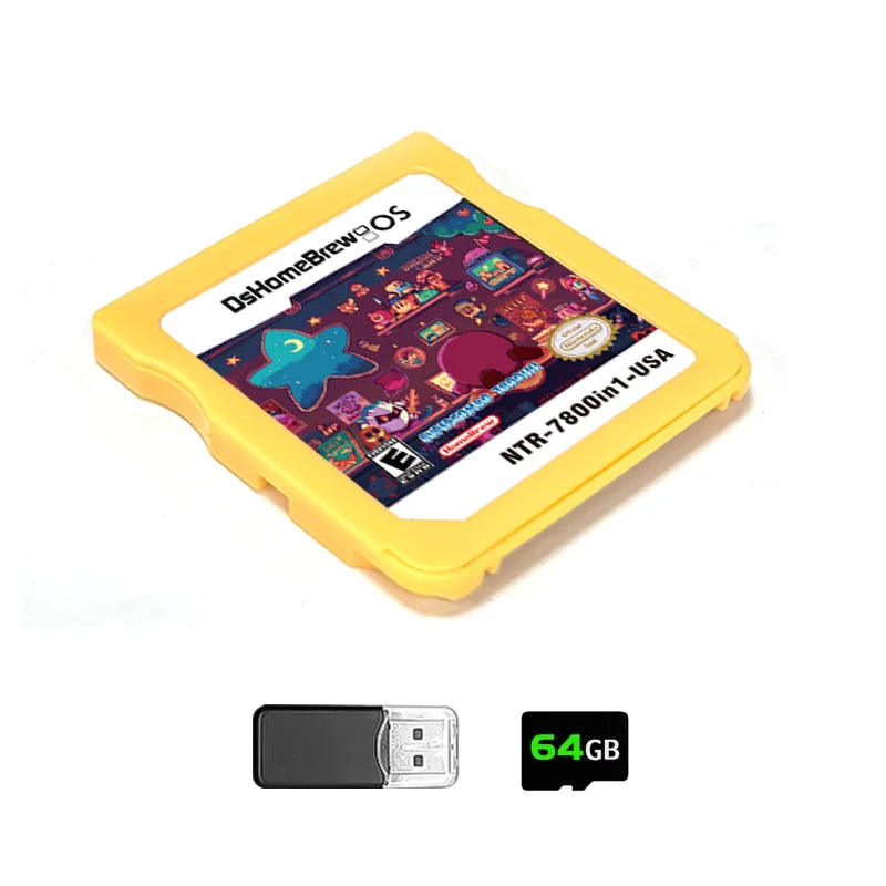 DS Card 7800 In 1 Game Collection