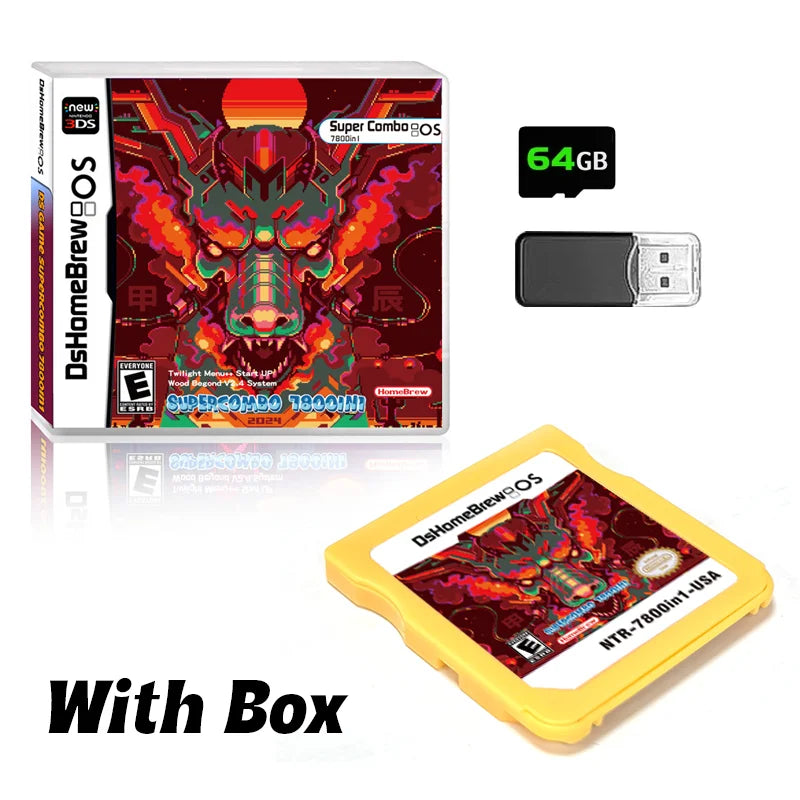 DS Card 7800 In 1 Game Collection