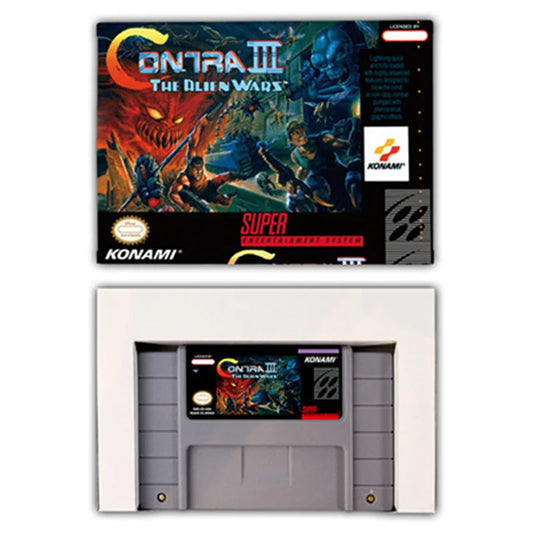 Contra III - The Alien Wars w/ Box
