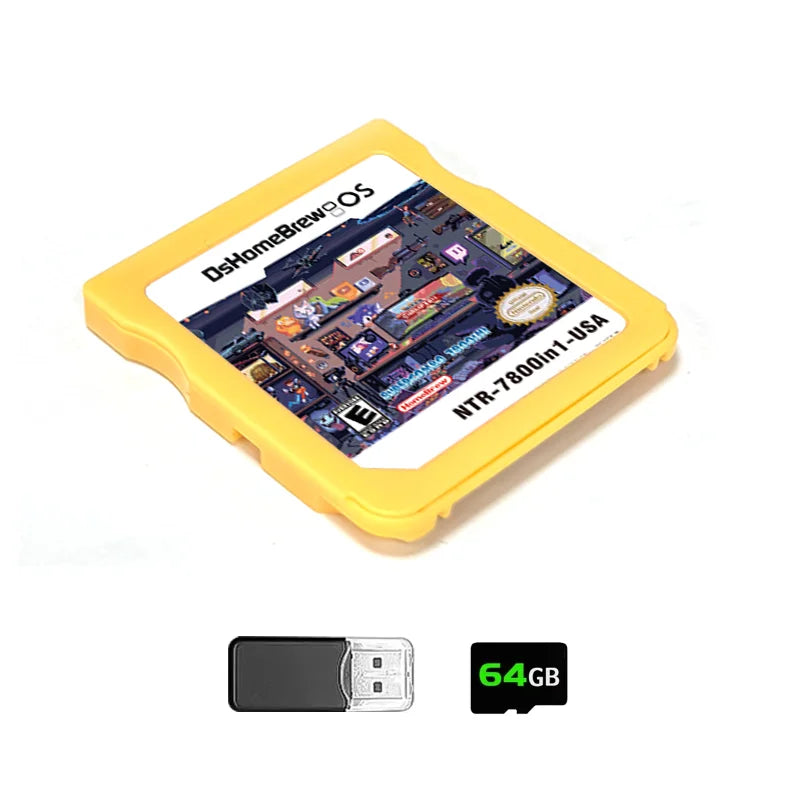 DS Card 7800 In 1 Game Collection