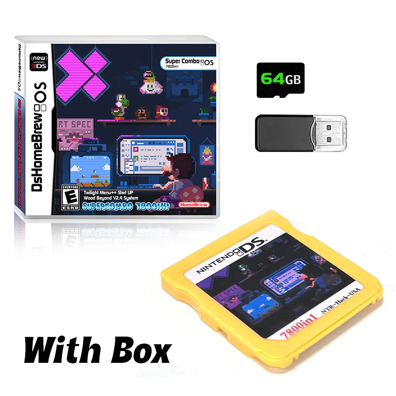 DS Card 7800 In 1 Game Collection