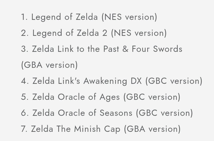 Zelda Collection